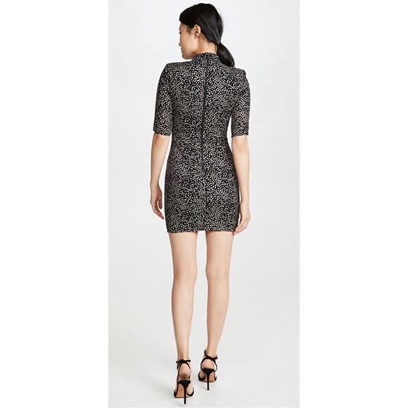 Alice + Olivia Inka Dress Glitter Dot Bodycon Mini NYC Formal Size 8 - Picture 3 of 7